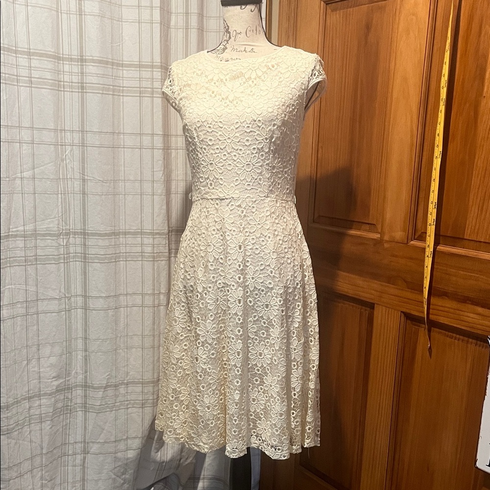 Beautiful Cream Lace Dress